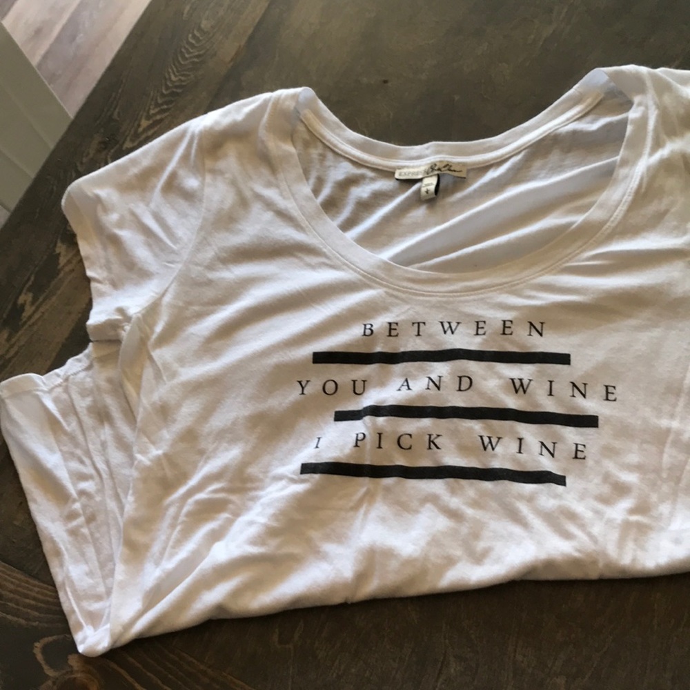 White Graphic Tee
